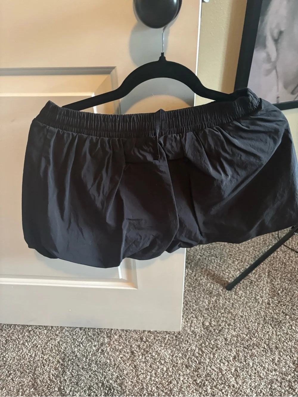 ALO Yoga Black Mini Skort with Elastic Waist